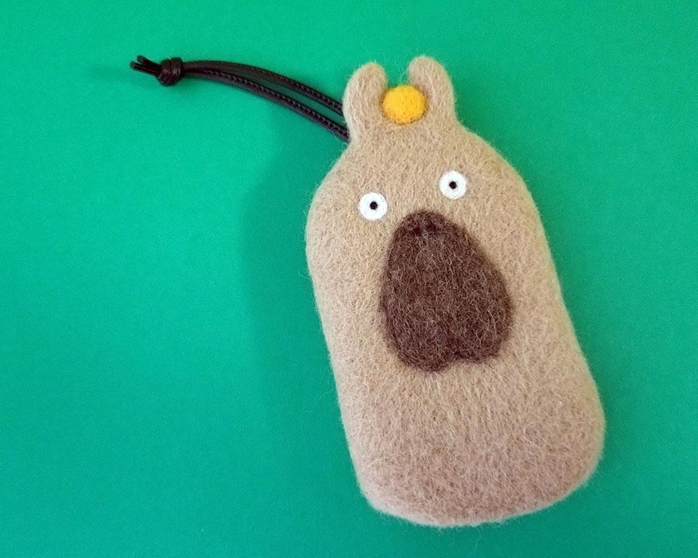 カピパラさんのフェルト キーケース　CS0137 | 3枚目