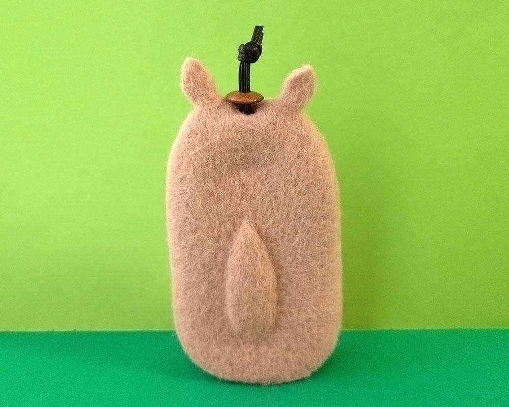 カンガルー親子のフェルト キーケース | 5枚目