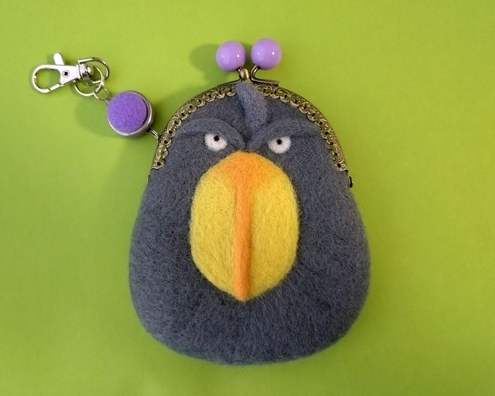 【羊毛フェルト】はしびろさん パスケース1枚目の画像