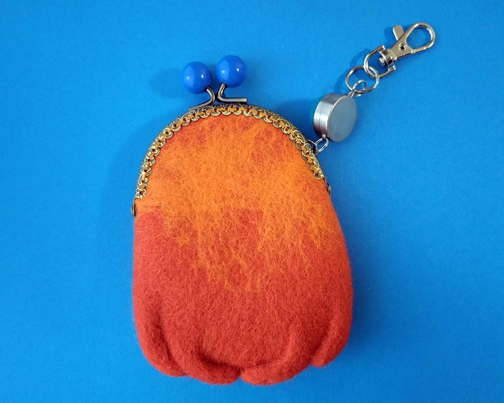 【羊毛フェルト】メンダコちゃん パスケース | 3枚目