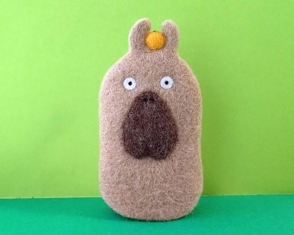 カピパラさんのフェルト キーケース CS01371枚目の画像