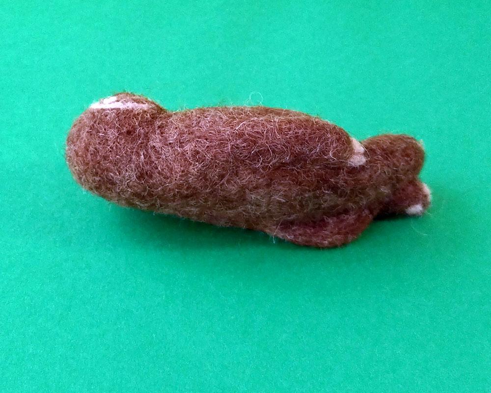 【羊毛フェルト】なまけもの君クリップホルダー | 4枚目